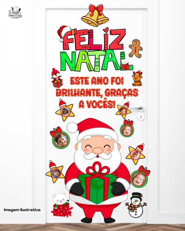 Painel de porta Papai Noel - Image 4