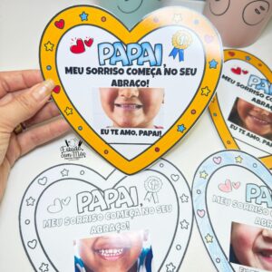 Cartão Coração do Papai