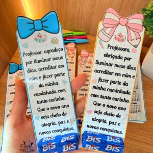 Marca-páginas para professores – Final do Ano