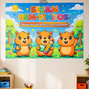 PAINEL VOLTA ÀS AULAS – CAPIVARA