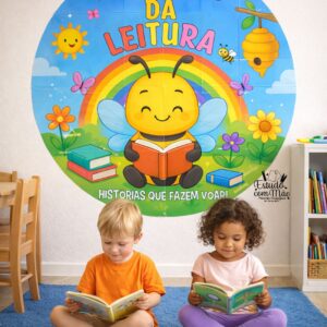Painel Cantinho da Leitura – Abelhinha