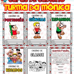 Capas de Caderno – Turma da Mônica