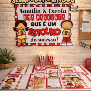 Kit Teoria da Pipoca – Reunião de Pais