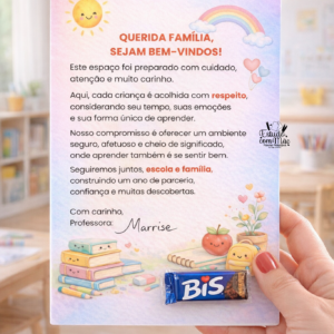 Cartão Acolhimento Família