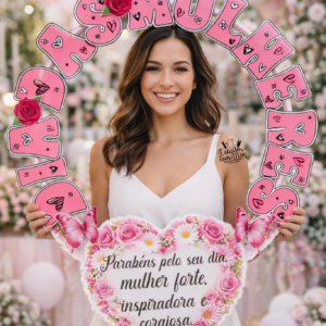 Moldura Bambolê – Dia das Mulheres