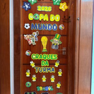 Painel de Porta Craques da Turma– Copa do Mundo 2026