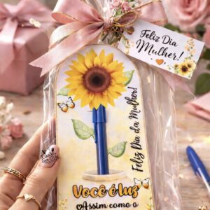Card Girassol – Dia da Mulher