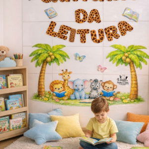 Cantinho da Leitura – Tema Safari
