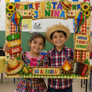 Moldura Festa Junina para Fotos