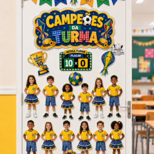 Painel de Porta Copa Junina- Campeões da Turma