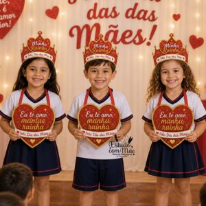 Coroa + Coração Dia das Mães