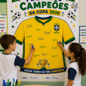 CARTAZ PEQUENOS CAMPEÕES DA COPA 2026