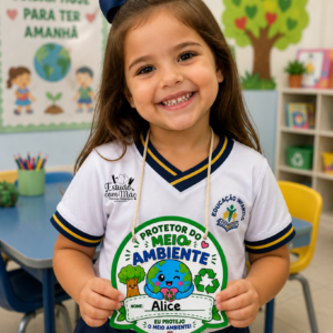 Medalhinha/Plaquinha Meio Ambiente