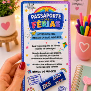 PASSAPORTE DAS FÉRIAS – COLORIDO + PARA COLORIR