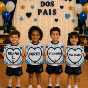 PLAQUINHAS PARA APRESENTAÇÃO – DIA DOS PAIS