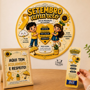 PAINEL REDONDO SETEMBRO AMARELO – SUA VIDA IMPORTA!