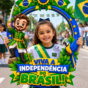 MOLDURA PARA BAMBOLÊ – INDEPENDÊNCIA DO BRASIL