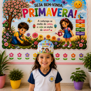 PAINEL + COROA DA PRIMAVERA
