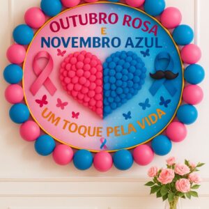 PAINEL OUTUBRO ROSA & NOVEMBRO AZUL