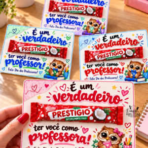 CARTÃO PRESTÍGIO — DIA DOS PROFESSORES