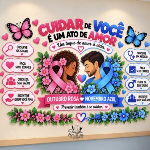 Painel Outubro Rosa & Novembro Azul
