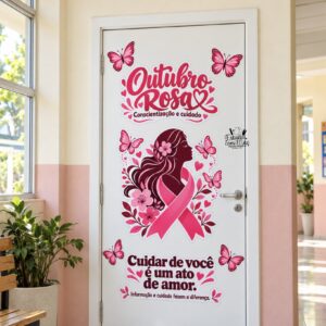 Painel de Porta Outubro Rosa
