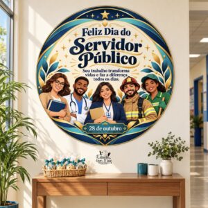 PAINEL REDONDO — DIA DO SERVIDOR PÚBLICO