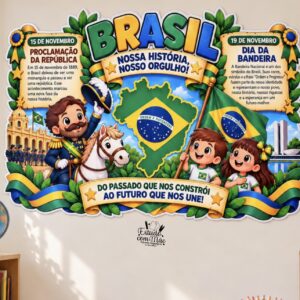 PAINEL PROCLAMAÇÃO DA REPÚBLICA E DIA DA BANDEIRA