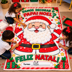 CARTAZ INTERATIVO: VAMOS DECORAR O PAPAI NOEL