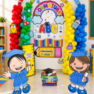 PAINEL DE FORMATURA ABC — UM CENÁRIO ENCANTADOR!